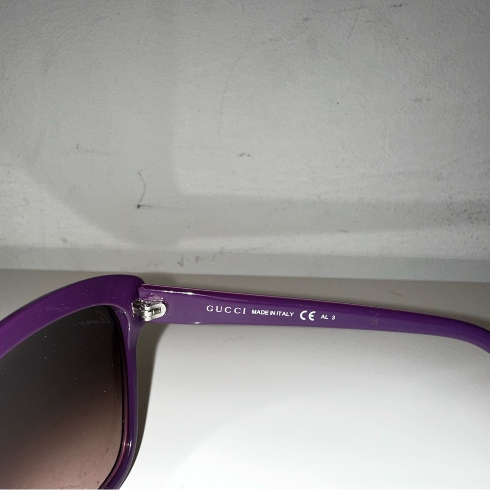 Purple Geometric Gucci Shades w/o case! - Picture 6 of 14
